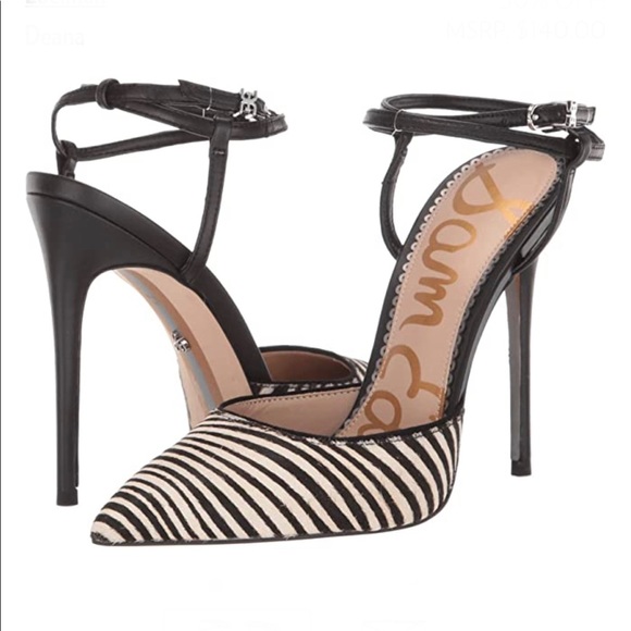 sam edelman zebra heels